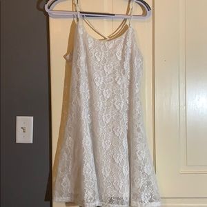 Charlotte Russe White Lace Dress